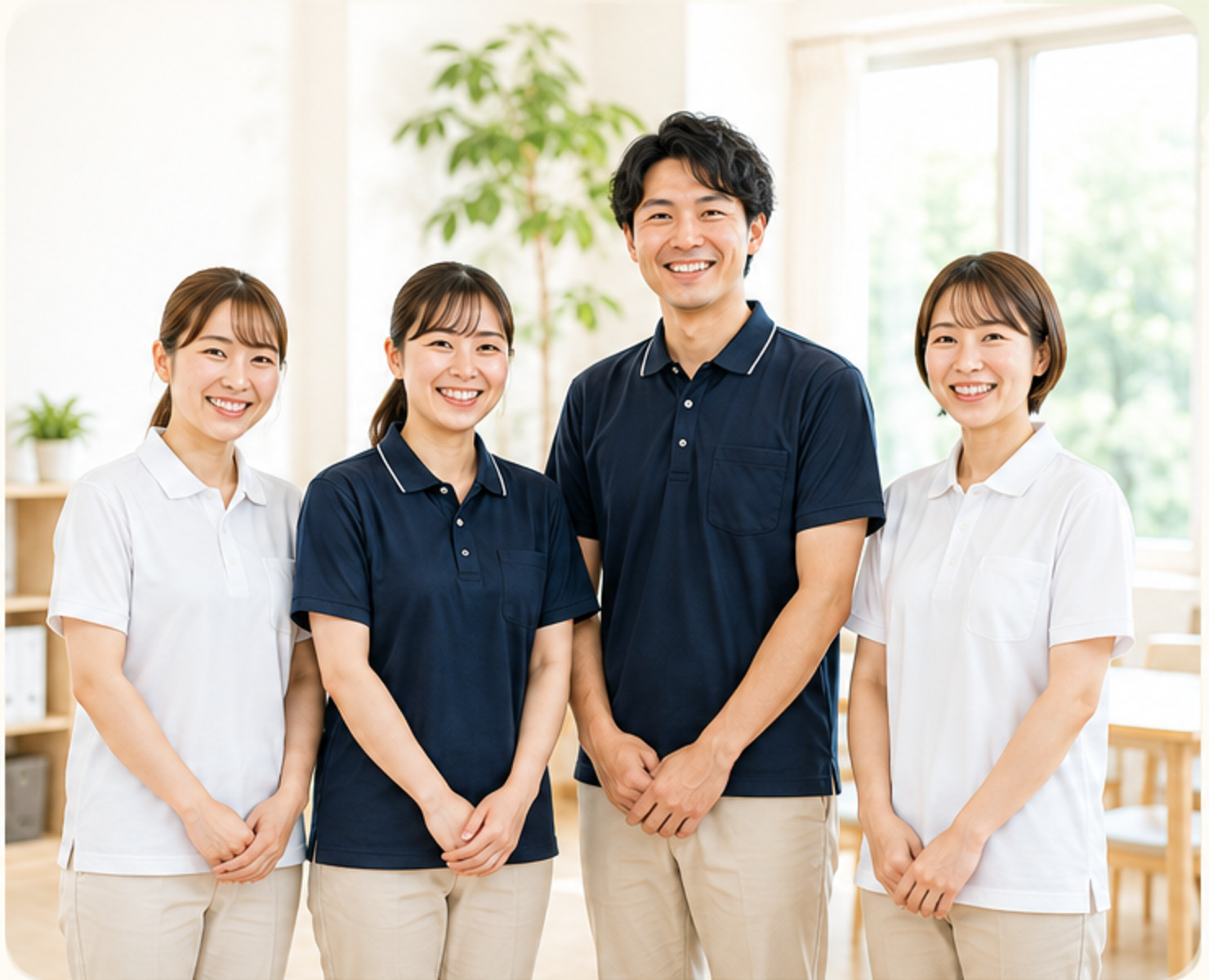 えんとかくで働く人と職場のイメージ