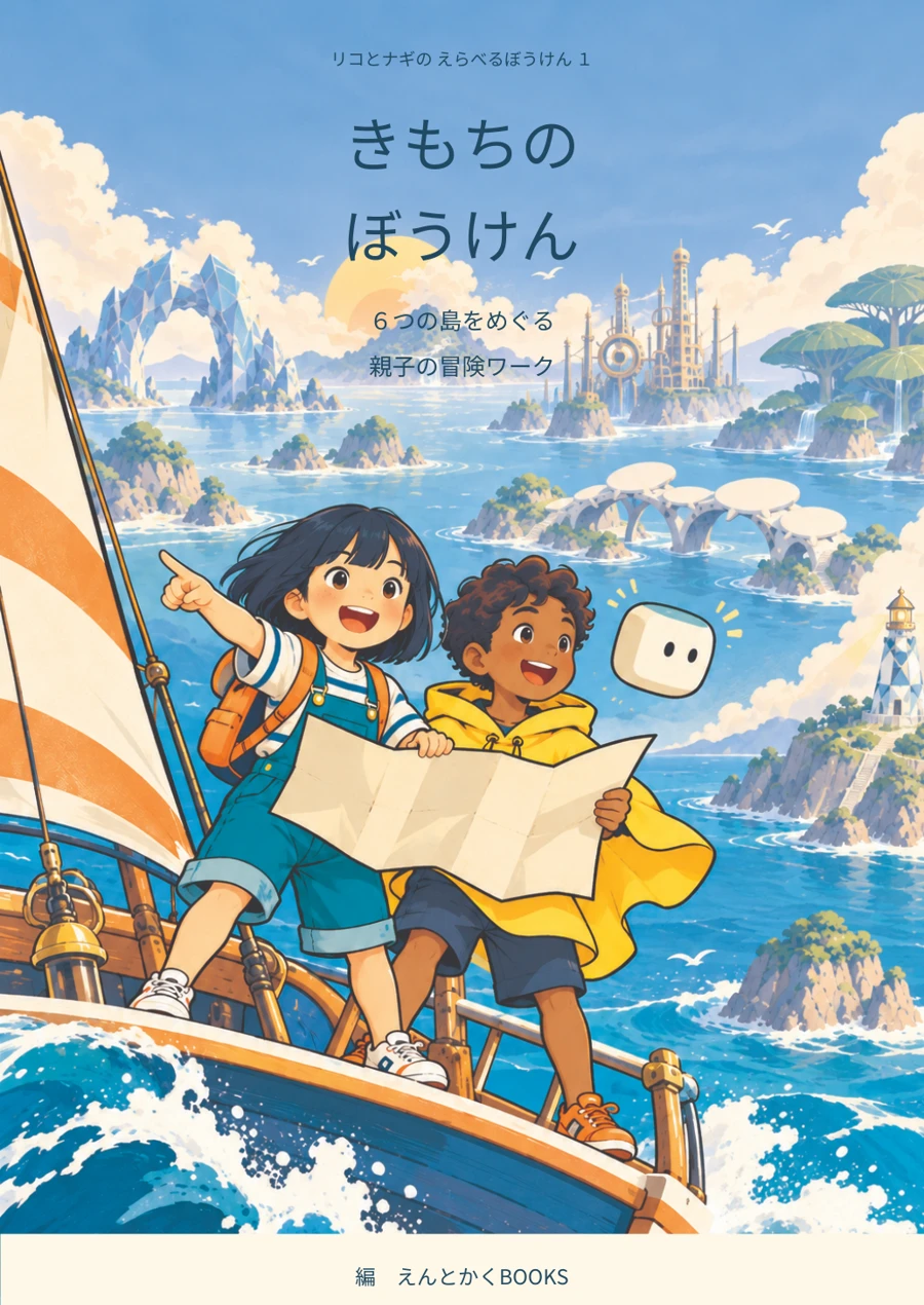 きもちのぼうけん ６つの島をめぐる 親子の冒険ワークの表紙